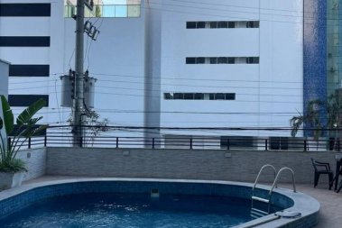 Apartamento 2 quartos,piscinas, prximo praia Baln