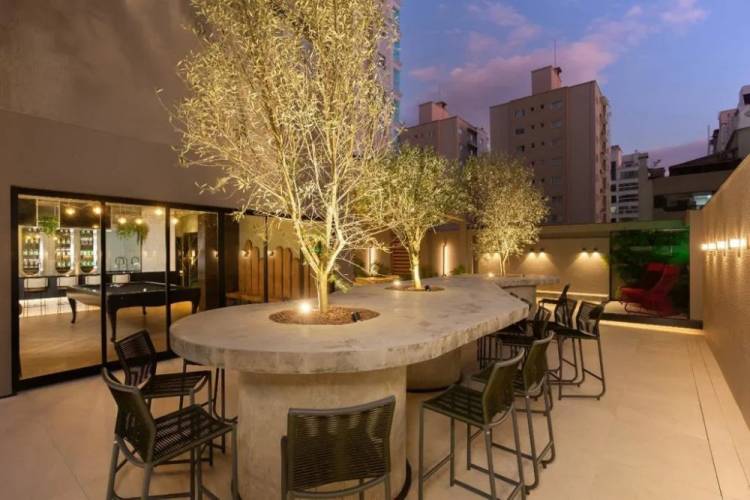 V1001 FLAT 40M� PARA VENDA 300 MTS DO MAR EM MEIA 