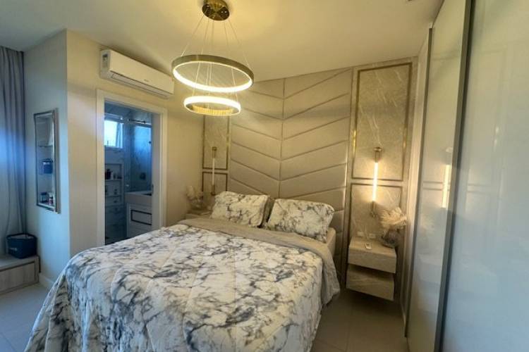 V3242 IM�VEL MOBILIADO � VENDA COM 3 SUITES EM MEI