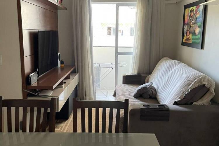 Apto mobiliado com 60 m�, 2 Elevador, 1 vaga priva